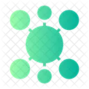 Red Interoperabilidad Conexiones Icon