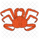 Red King Crab Crab Animal Icône