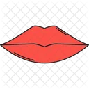 Lips Red Lisptick Icon