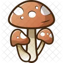 Red Mushroom Cute Sticker Icon