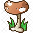 Red Mushroom Cute Sticker Icon