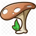 Red Mushroom Cute Sticker Icon