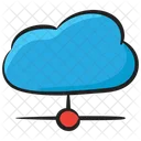 Red En La Nube Computacion En La Nube Alojamiento En La Nube Icon