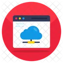 Nube de red  Icon