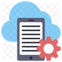 Red En La Nube Para Telefonos Inteligentes Configuracion De La Nube Para Telefonos Inteligentes Administracion De La Nube Icono
