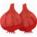 Red Onion Fresh Still  Icon
