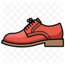 Red Oxford Boots Shoes  Icon