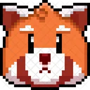 Red panda head  Icône