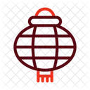 Red Paper Lantern Indian Light Icon