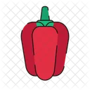 Red Pepper Pepper Fresh Icon