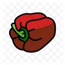 Red Pepper Red Capsicums Red Icon