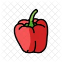 Red Pepper Red Capsicums Pepper Icon