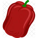 Pepper Red Vegetable Icon