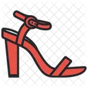 Red Platform Sandal womens Shoes  Icon