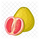 Red Pomelo Fruit Healthy Icon
