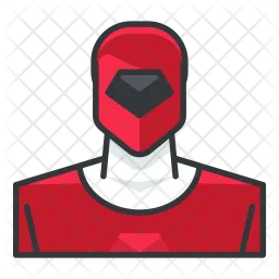 Red power ranger  Icon