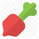 Red radish  Icon