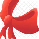 Ribbon Red Christmas Icon