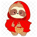 Red Riding Hood Basket Fairy Tale Icon