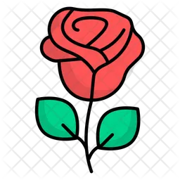 Red rose  Icon