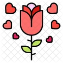 Red Rose Flower Red Flower Icon