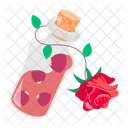 Rose Cartoon Rose Stickers Blooming Flowers Icon