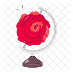 Red Rose  Icon