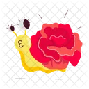 Rose Cartoon Rose Stickers Blooming Flowers Icon