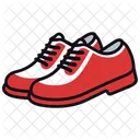 Red Saddle  Shoes  Icon