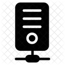 Red De Servidor De Datos Estructura Del Servidor De Datos SQL Icono