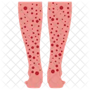 Red Spots On Leg Dermatitis Insect Bites Icon