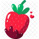 Red Strawberry  Icon