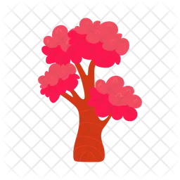 Red tree  Icon