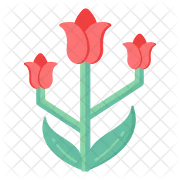 Red Tulips  Icon