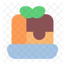 Red Velvet Cake Dessert Icon