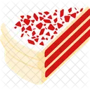 Slice Velvet Cake Icon