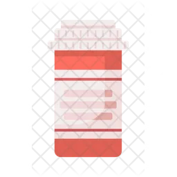 Red vial  Icon