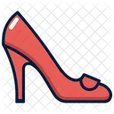 Red Wedge Women's Shoes  Icon