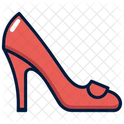 Red Wedge Women's Shoes  Icon