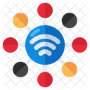 Senal Wifi Red Inalambrica Conexion De Banda Ancha Icono