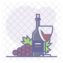 Red Wine Bottle Icon