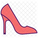 Red Women's High Heels  Shoes  Icon