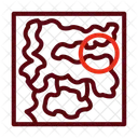 Red Zone Coronavirus House Icon