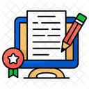 Redaccion De Trabajos Redaccion De Examenes Redaccion De Hojas Icono