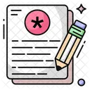Redacción de recetas  Icono