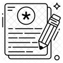 Redacción de recetas  Icono