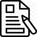 Rédaction d'articles  Icône