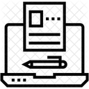 Rédaction d'articles  Icône