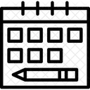 Redaktionskalender  Symbol