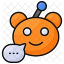 Reddit Social Medial Community Icon